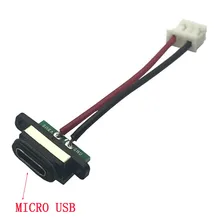 

5Pcs waterproof micro USB motherboard with cable