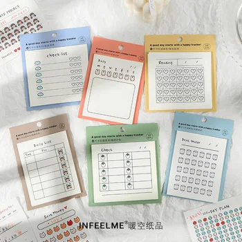 

Cute Pocket Check List Memo Pad 30 Sheets 100mm*90mm DIY Agenda Scheduler Plan Notes