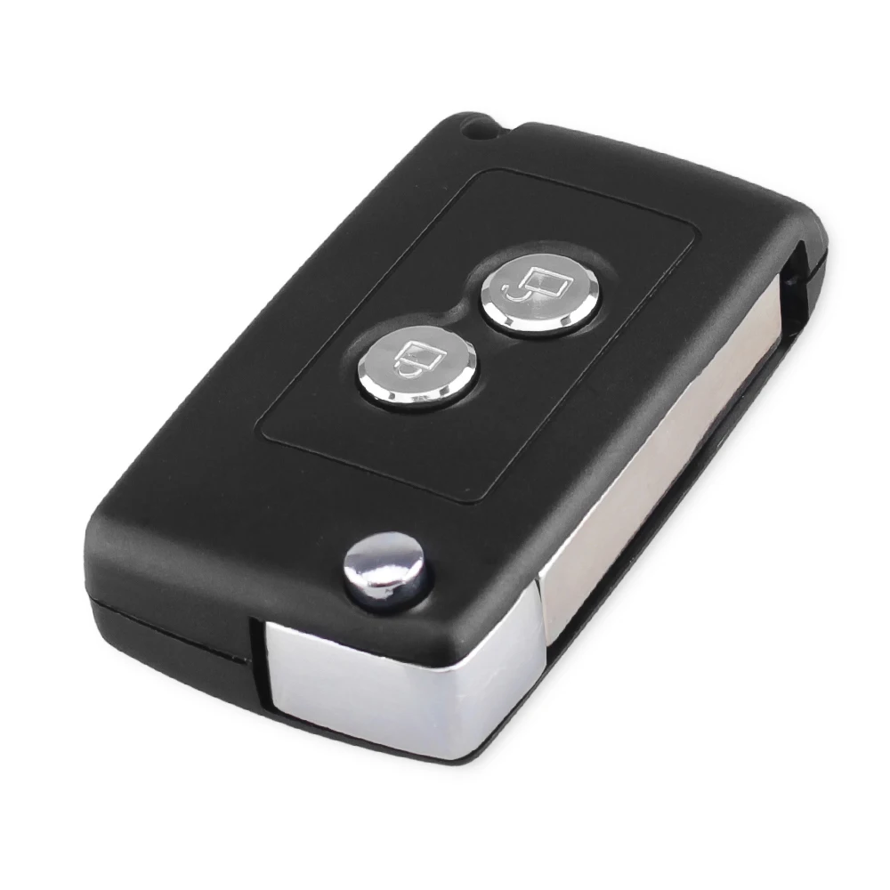 Чехол для ключа KEYYOU Peugeot 107 207 307 407 D05 складной с 2 кнопками модифицированный|Ключ от