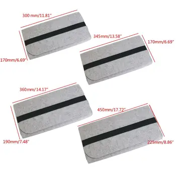 

Portable Storage Organizer Felt Durable Pouch Dust Proof Mechanical Keyboard Bag