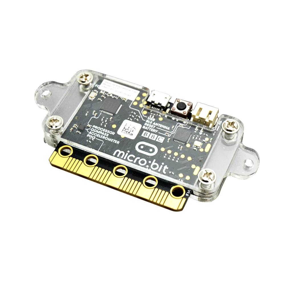 Günstig BBC micro bit bord Micro bit Starter Kit, microbit Board fall + Alligator Clips + ausbau bord Verwendet für Lehre DIY Anfänger