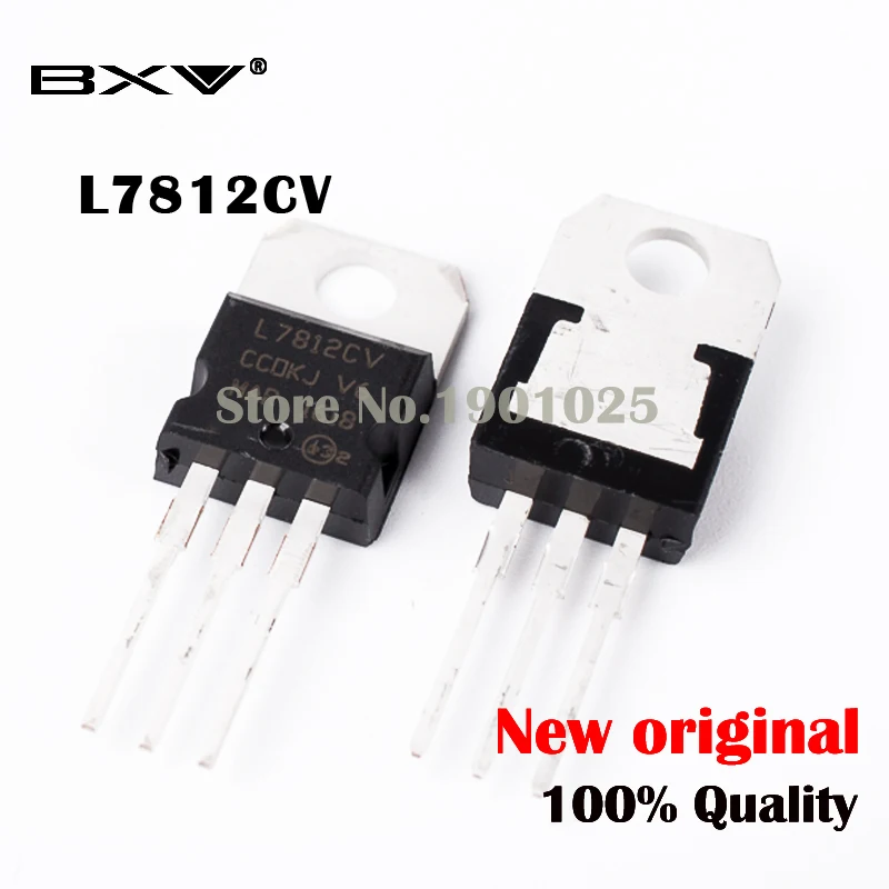 10 шт. L7812CV К-220 L7812 LM7812 7812 регуляторы положительного напряжения IC