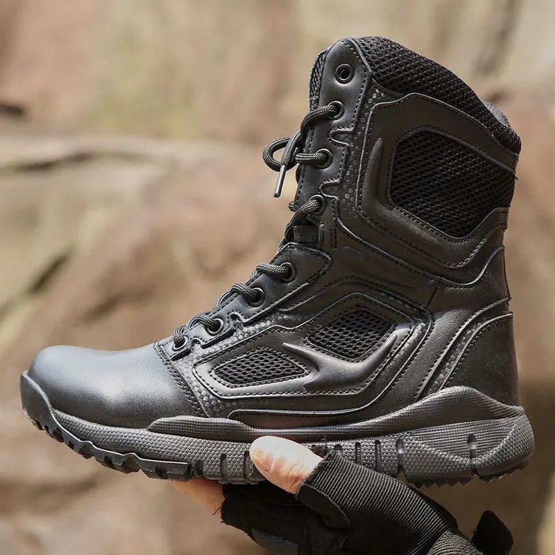 

Ultra-Light Combat Boots CQB. Swat New Elite Spider Combat Boots Low Top Lightweight Combat Boots Shock Absorption Hight-top Out