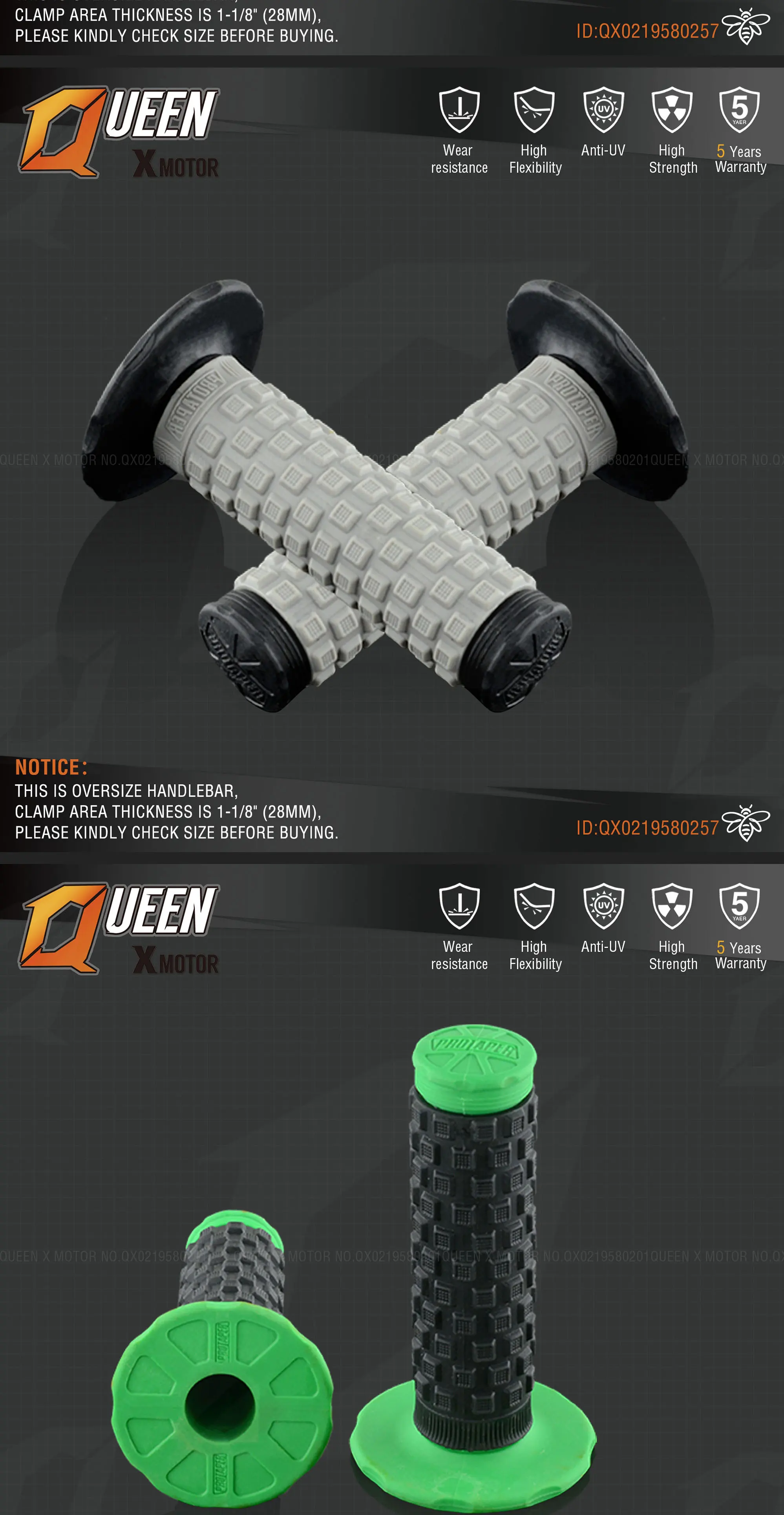 MX gel like для 7/" Руль светло-голубой mx Подушка ручки для мотоцикла supermoto питбайк dirt pit bike
