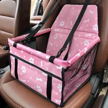 Товары для переноски домашних животных, переноска для собак в автомобиле, чехол для сиденья, безопасная корзина для автомобильных сидений для собак, водонепроницаемая дорожная сумка для кошек и щенков, Сетчатая Сумка