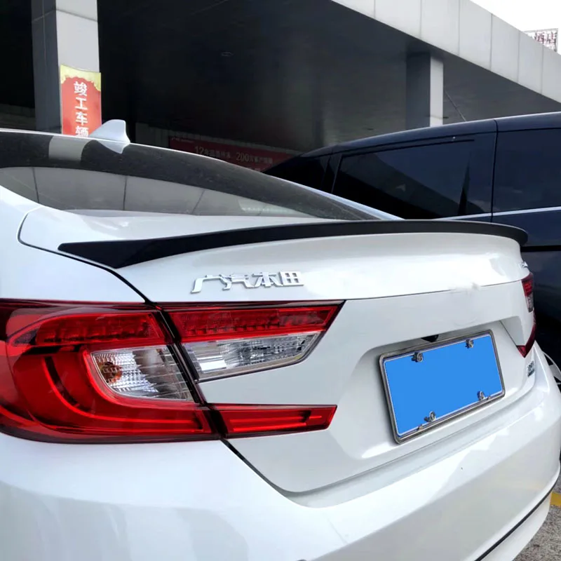 Для Honda Accord ABS пластик грунтовка Цвет Внешний задний спойлер хвост багажник загрузки крыло украшение автомобиля Стайлинг