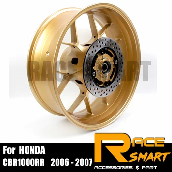 

For Honda CBR1000RR 2004 - 2016 Motorcycle Rear Wheel Rim Motorcycles Wheel Rims + Brake Disc Discks Rotor 2005 2006 2007 2008