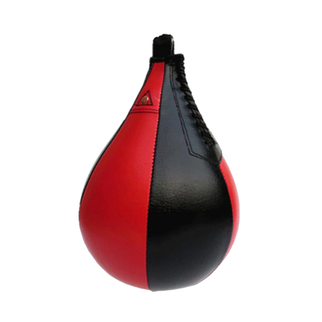 Perfeclan PU Leather Speed Ball Boxing Punch Bag MMA Punching Training Aids