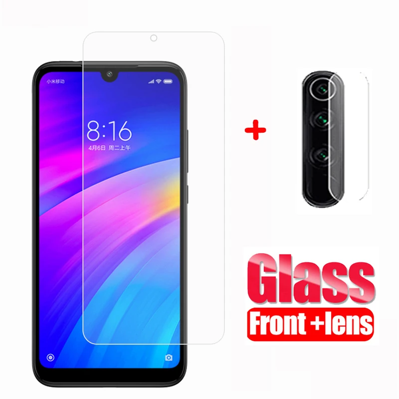 Закаленное стекло 2-в-1 для xiaomi redmi 8t защита объектива камеры закаленное xiomi note 8 pro 8a