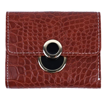 

Vintage Mini Wallet For Women Purse Card Holder Leather Business Card Holder Case For Women Wallet With Photo Window