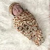 Baby Blanket+ Hat Burrito Baby Flour Tortilla Swaddle 100% Cotton Flannel Blanket Sleeping Swaddle Wrap For Baby Sleep 2
