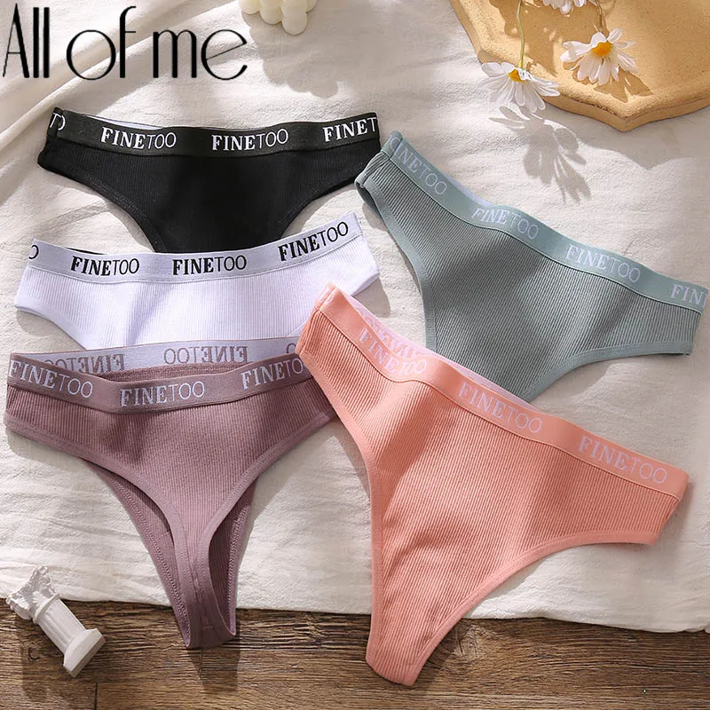 Bragas de algodón para ropa interior Sexy, Tanga, bragas íntimas de marca, parte trasera en T - AliExpress Ropa interior y ropa de dormir