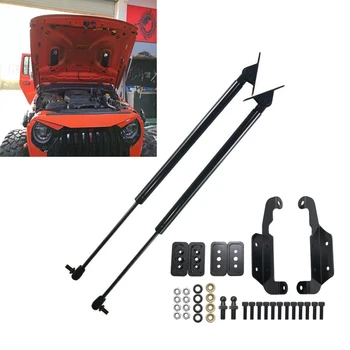 

2Pcs Front Engine Hood Cover Hydraulic Support Rod Column Gas Spring Shock Absorber for Jeep Wrangler Jl 2018 +