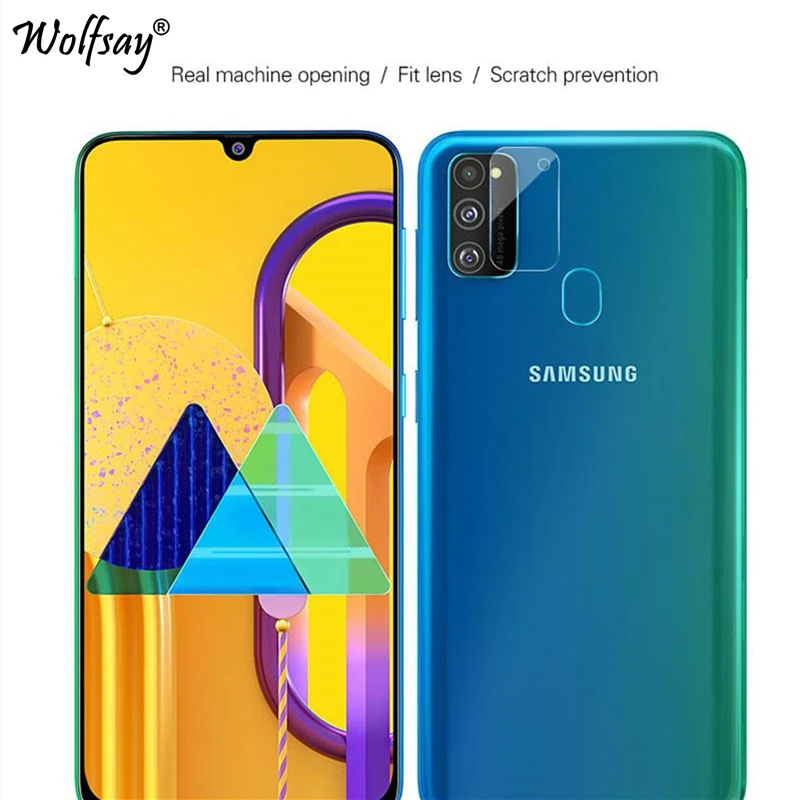 Стекло для камеры Nano 2 шт. Samsung Galaxy M30S защитная пленка экрана стекло с полным