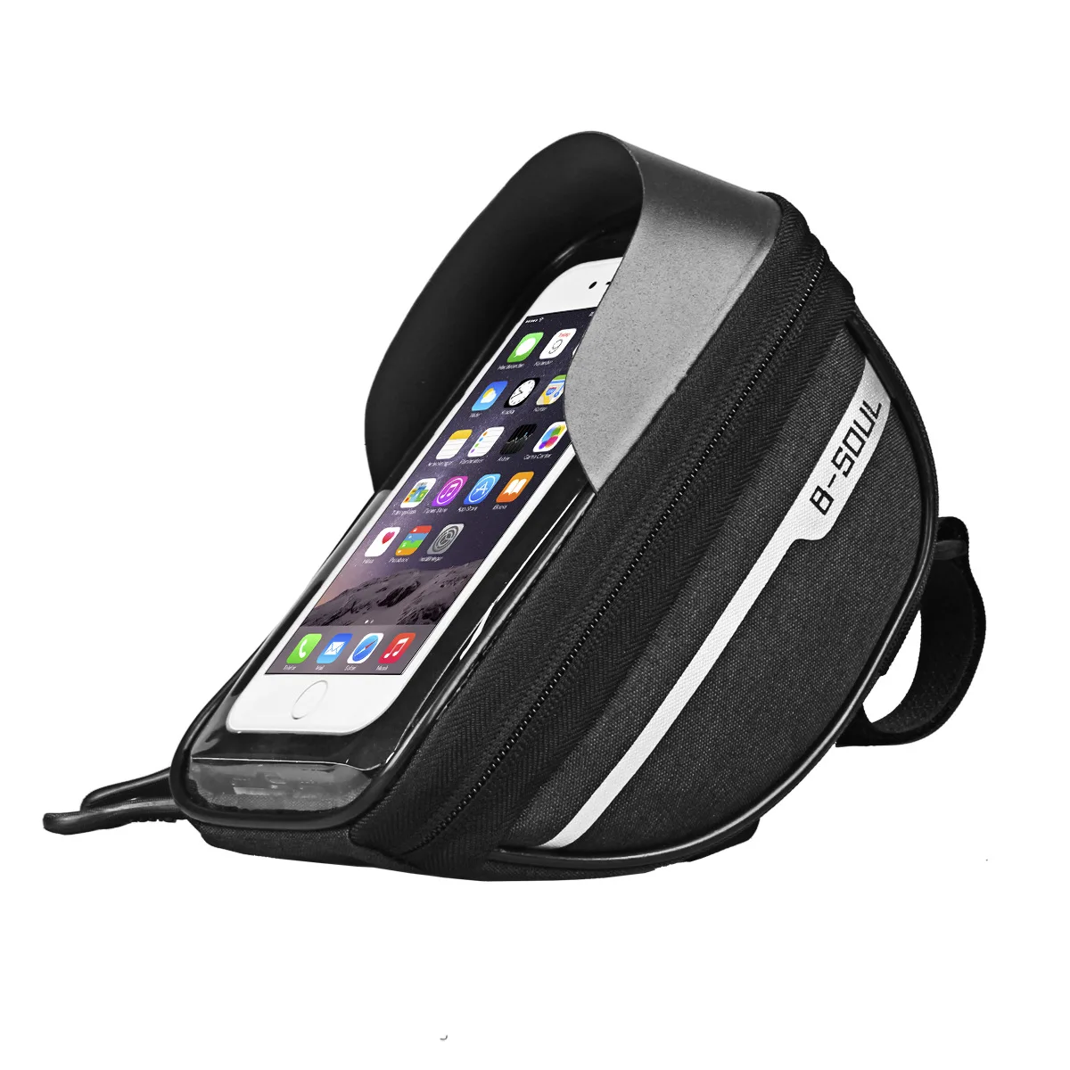 Clearance Cycling Bicycle Bike Head Tube Handlebar Cell Mobile Phone Bag Case Holder Screen Phone Outdoor Mount Bags Case For 6.5inch 10