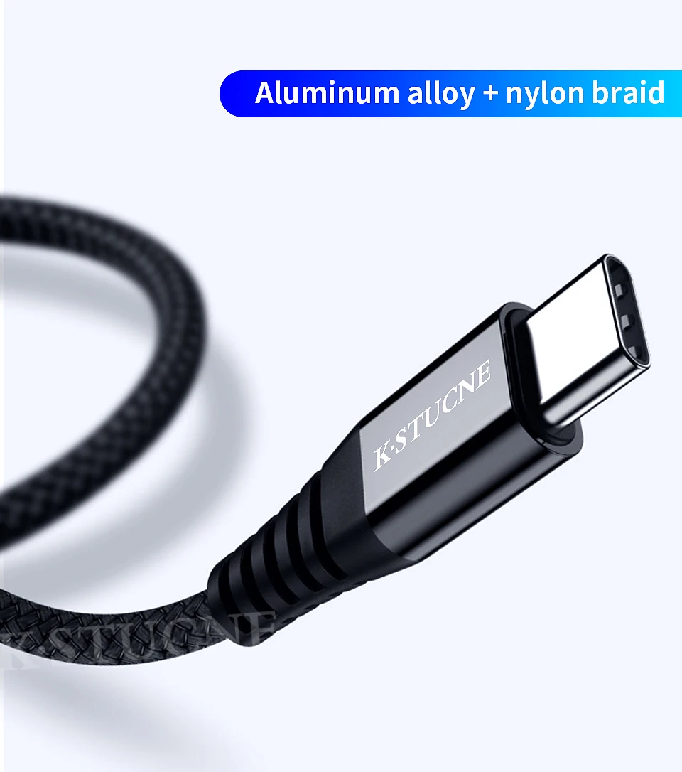 USB 3,0 Тип C до USB c-кабель для samsung Galaxy S9 S8 PD60W быстро Зарядное устройство для подключения кабеля к кабелю для Xiaomi Redmi Примечание 8 7 USB для быстрой зарядки шнур