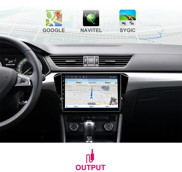 Автомобильный DVD мультимедийный плеер для Skoda Superb- 2din Android 9,0 радио авто навигация gps камера заднего вида