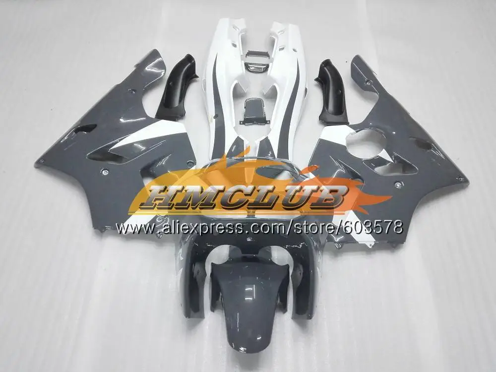 Корпус для KAWASAKI ZX 636 600CC ZX-636 ZX6R 94 95 96 97 104CL. 26 белые west ZX636 ZX-6R ZX600 ZX 6R 1994 1995 1996 1997 обтекатель - Цвет: No. 10 Grey