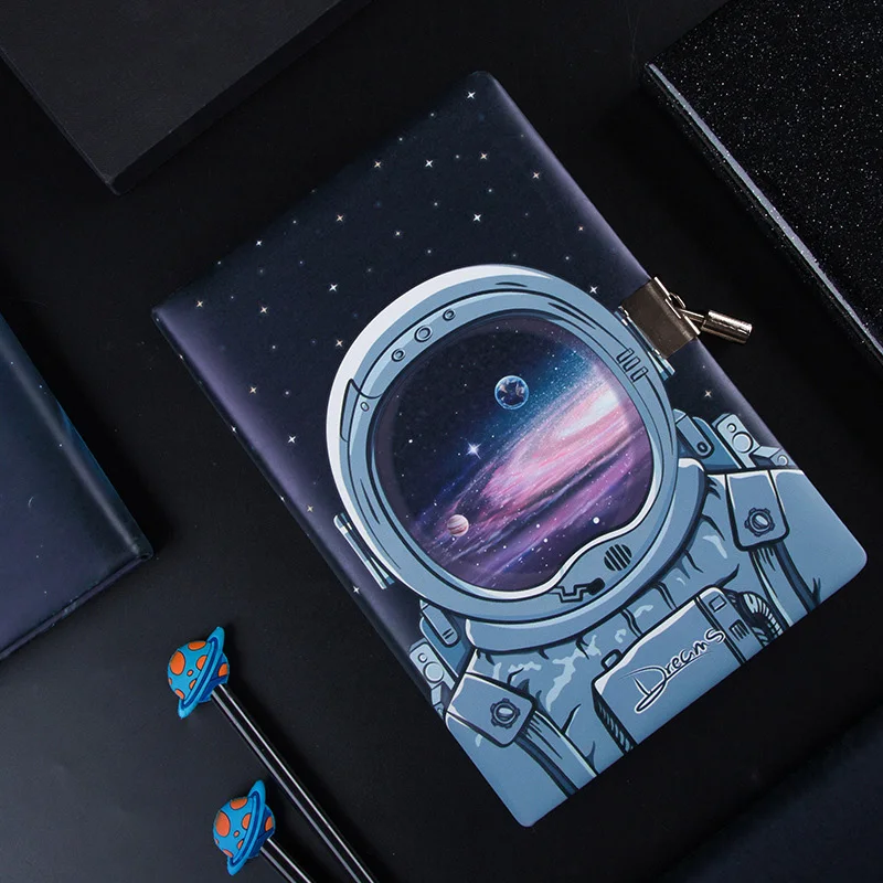 

Wonderful A5 Diary Notebook with Lock Creative Notebook with Lock Agenda Planner Organizer Cute School Stationery Supplies
