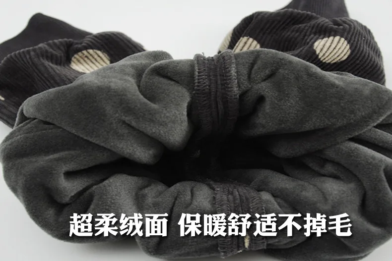 Children Autumn& Winter Casual Pants New Style Baby Girls Korean-style Fashion Dotted Brushed And Thick Corduroy Crawler