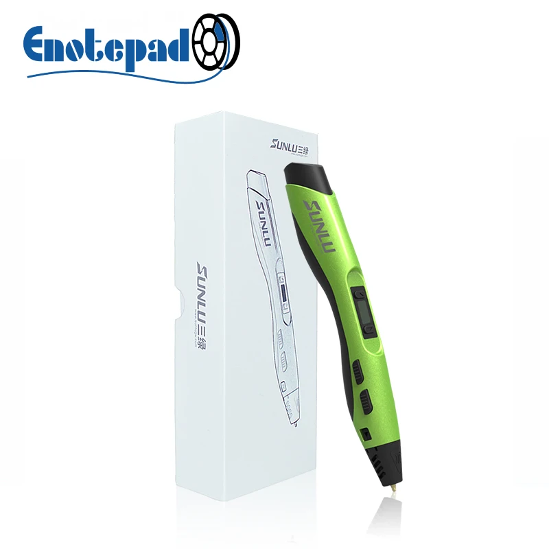 Enotepad 3D Ручка печать SL 300A USB кабель crazy1.75 мм и UBS легко Рисование для детей подарок