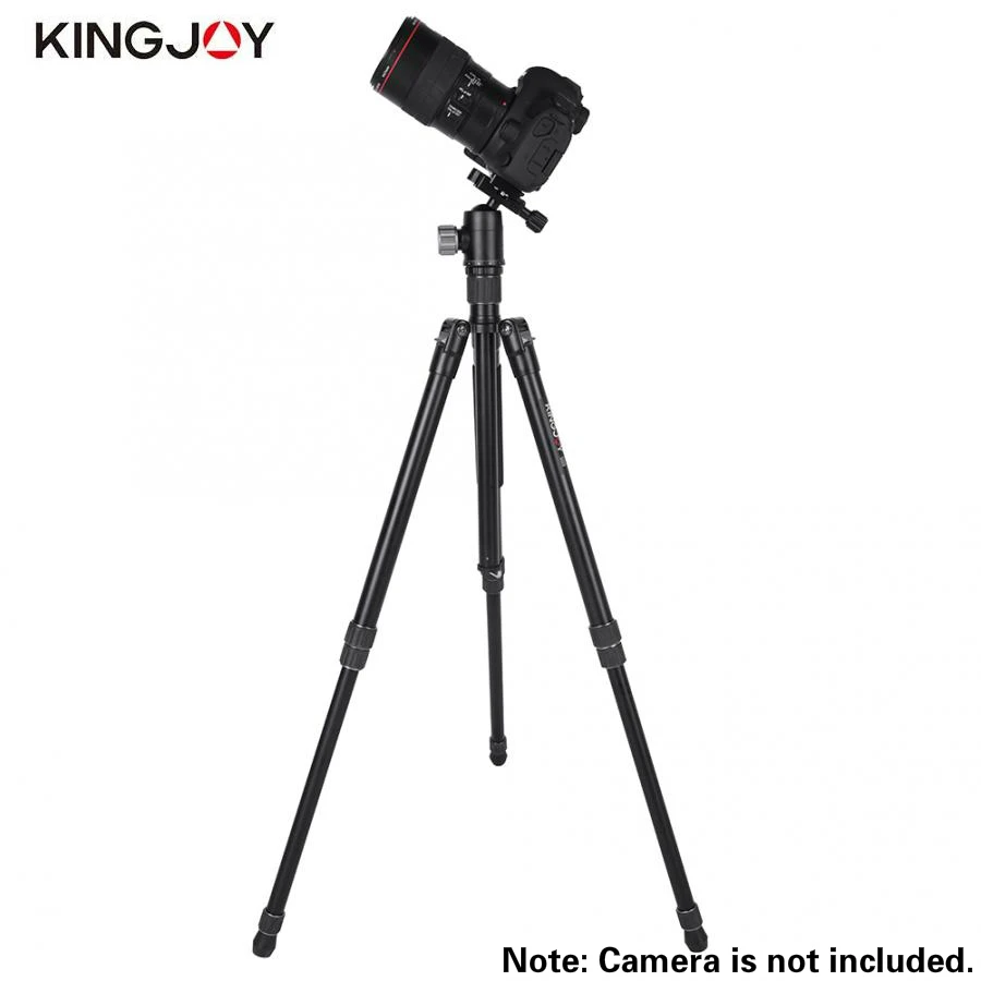 KINGJOY Телескопический Регулируемый монопод для фотосъемки монопод Штатив для DSLR подходит для панорамной/макросъемки/съемки с низкой точки зрения