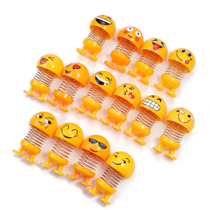 New shaking head toy car accessories doll cute cartoon funny expression shaking head robot cute car dashboard decoration car