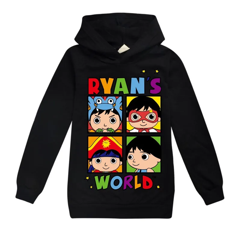 H899-black Ryan toys; детские куртки с героями мультфильмов; бархатное пальто для девочек; куртка с капюшоном для маленьких мальчиков; рождественские наряды; зимняя одежда для маленьких девочек - Цвет: H899-black