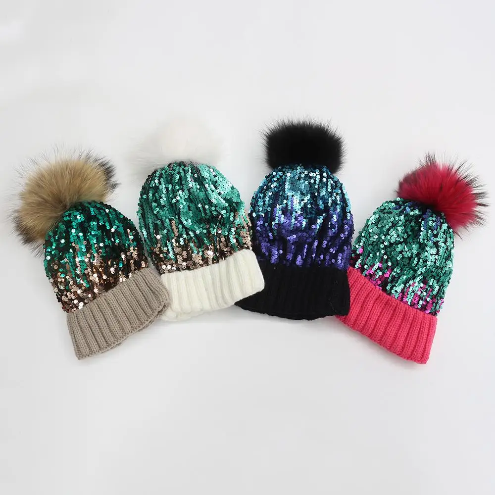 Sequin Beanie Hat Wholesale New Fashion 
