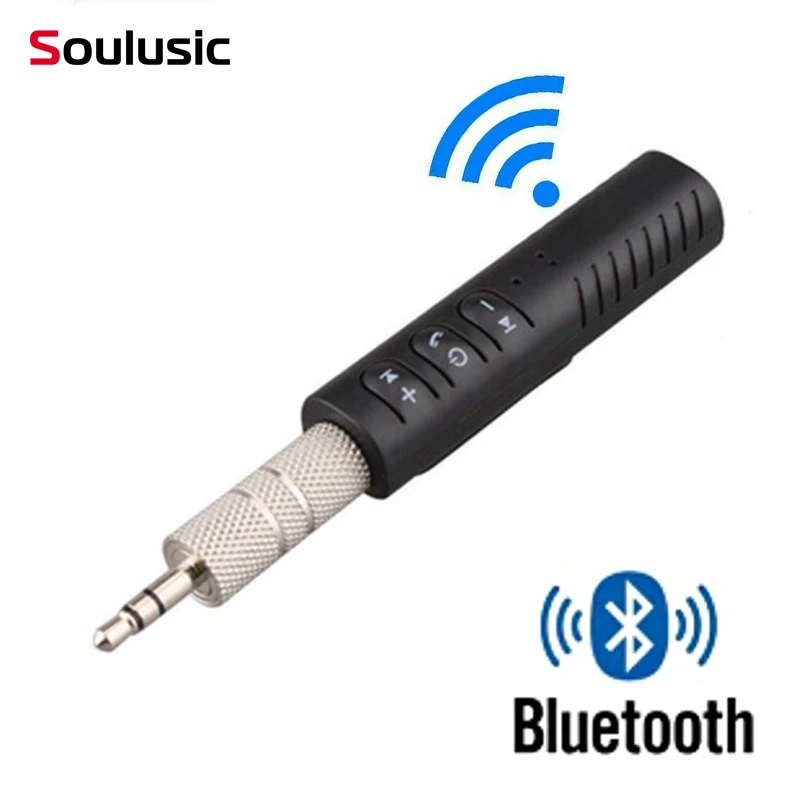 Bluetooth AUX-приемник Soulusic с разъемом 3 5 мм Bluetooth-приемник функцией громкой связи
