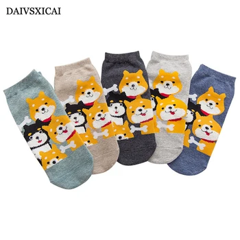 

5Pair/lot=10pieces Female Summer Socks Cute Cartoon Boat Socks Cotton Woman Dimensional Small Ear Socks Ladies