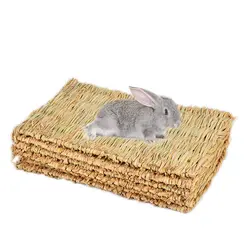 Кролик коврик, Трава Коврики для кроликов, безопасные и съедобные коврики с кроликами для клеток, кролик жевательные игрушки для кроликов