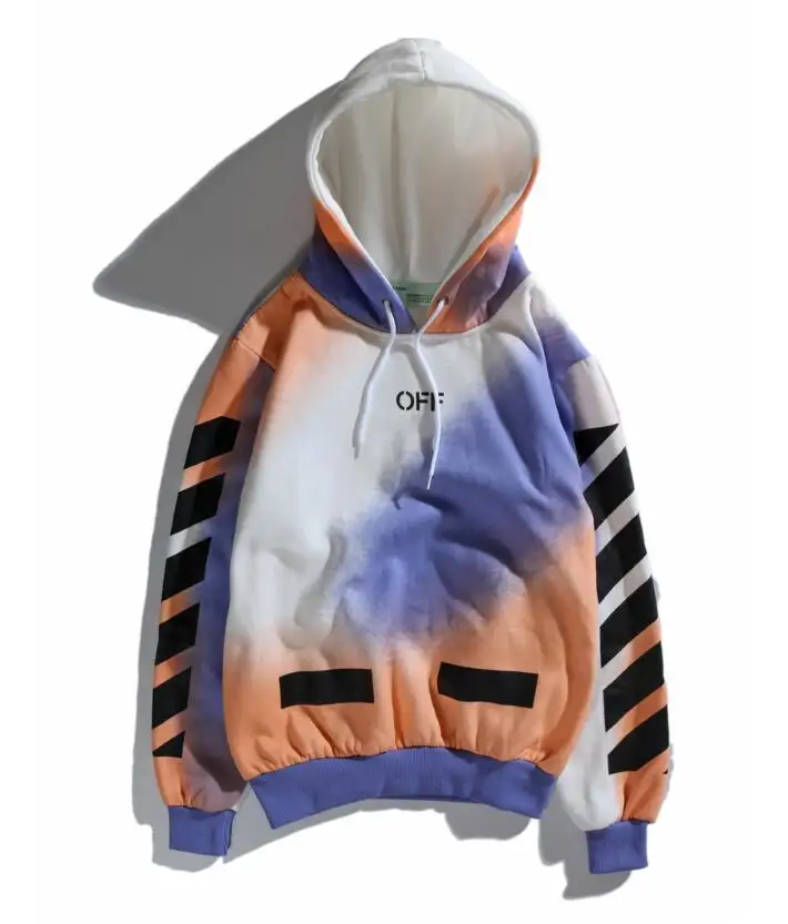 Отрисованная стрела 19ss Off-White OW мужская женская унисекс Осенняя зимняя Модная хлопковая Повседневная Свободная Толстовка с капюшоном, толстовка с капюшоном