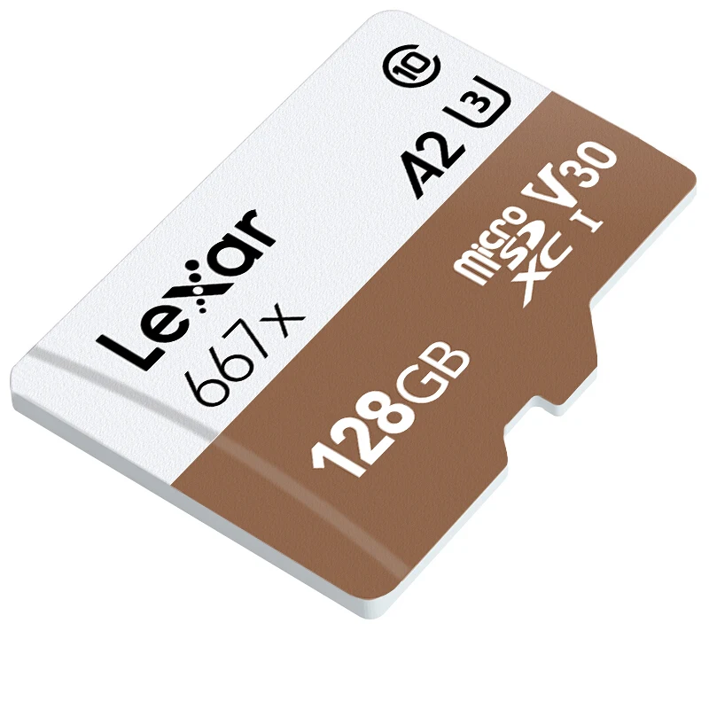 Lexar профессиональная карта памяти до 100 МБ/с. микро SD карты 667x C10 256 ГБ TF карта 128 ГБ Бесплатный адаптер для беспилотная спортивная видеокамера