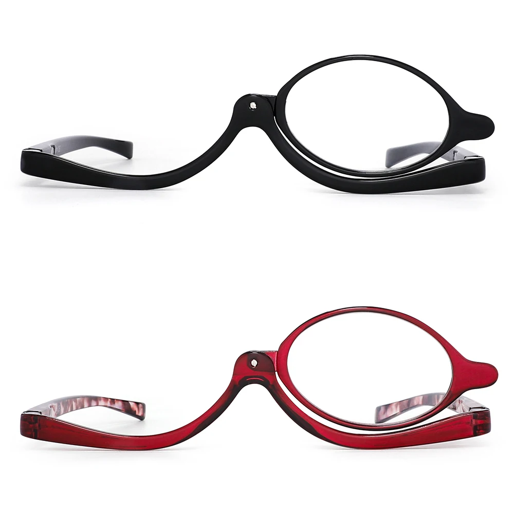 JM Makeup Reading Glasses Magnifying Flip Down Cosmetic Readers for Women