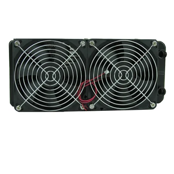 

2020 New G1/4 240mm Computer Desktop Water Cooling 2 Fans Radiator Aluminum Thick 60mm