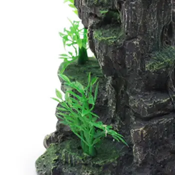 

Mountain View Aquarium Rockery Ornament Hiding Cave Stone Fish Tank Landscape 896A