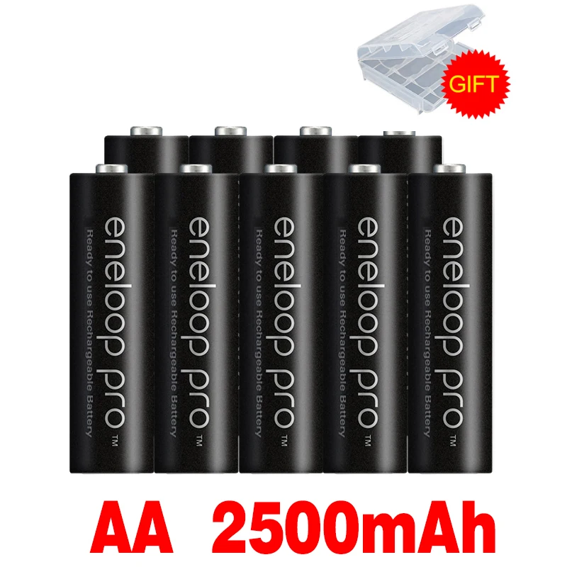 Оригинальная батарея Pro AA 2500mAh 1,2 V Ni-MH для Panasonic Eneloop камера игрушка-фонарик предварительно заряженные аккумуляторы