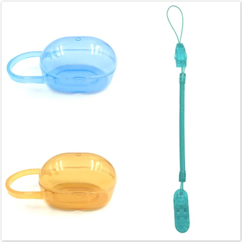 1PCS Nipple Kit Pacifier Baby Solid Box Soother Container Holder Box