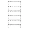 2/4/6/8/10pcs Magic Clothes Hangers Hanging Chain Universal Metal Cloth Hanger Clothing Organizer Save Space Hangers ► Photo 2/6