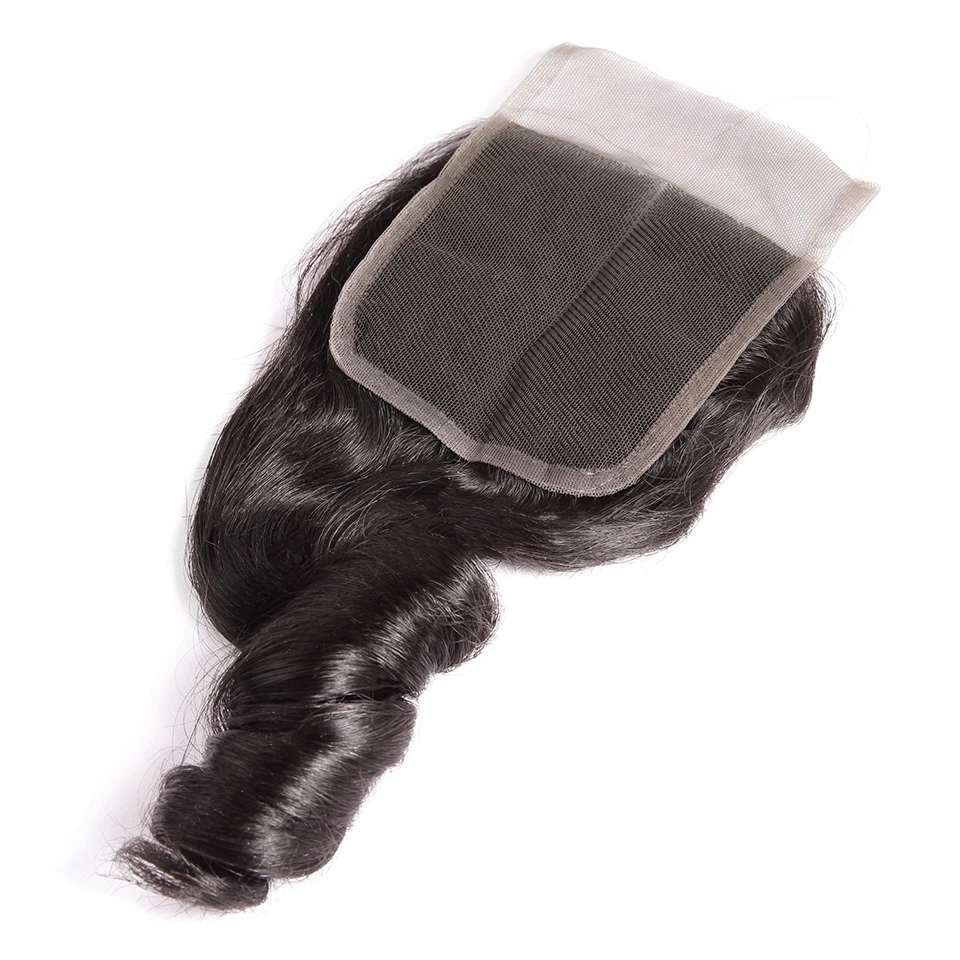 [HJ Weave beauty] пучки волос OneCut с закрытием P бразильские пучки волос плетение свободная волна Remy человеческих волос расширение