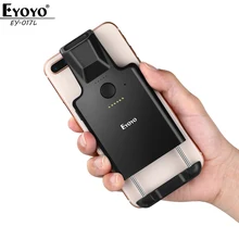 Eyoyo EY-017L 1d voltar clipe bluetooth scanner de código de barras trabalho com telefone portátil 1d leitor de código de barras para android ios sistema