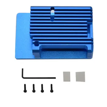 

Raspberry Pi 4 Model B CNC Aluminum Alloy Case Metal Armor Shell with Heat Sinks for Raspberry Pi 4B-NO Fans