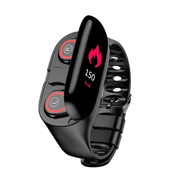 

M1 smart watch Bluetooth headset 2-in-1 wireless headset for IOS Android phones with running heart rate pedometer pk i7s i9s i12