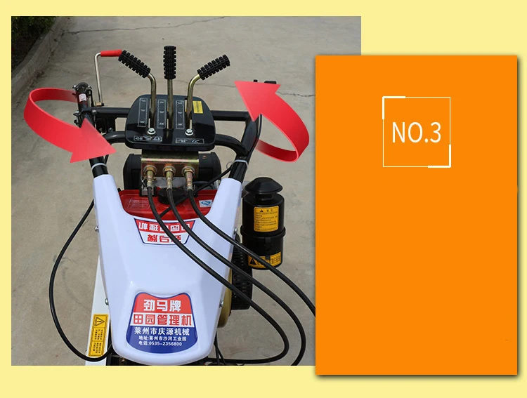 Многофункциональный небольшой дизельный Траншейный Роторный Культиватор, сельскохозяйственная почвофреза бензиновая, садовый культиватор, пасторальная машина управления