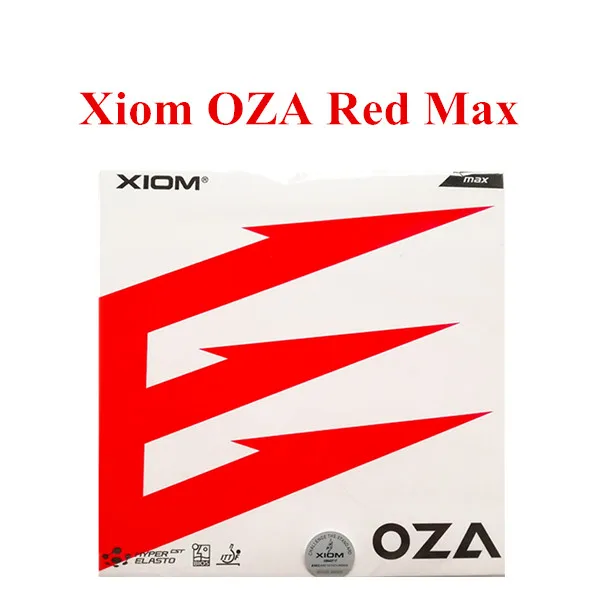 Red Xiom Oza 79-061 резиновый Настольный теннис с бугорками с губкой для пинг-понга Max - Цвет: Red