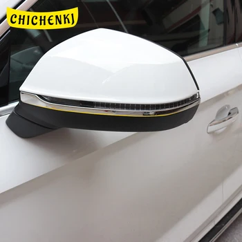 

Car Accessories Side Rearview Mirror Protective Cover Trim Frame Sticker Chrome ABS Decor for Audi Q5 FY 2017-2020
