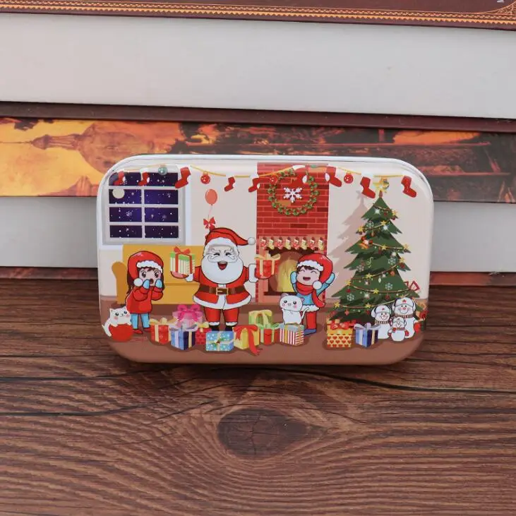 001 Рождественские головоломки современные деревянные DIY маленькие подарки для детей ручной работы Санта-пазл мультфильм для вечерние подарки рождественский подарок - Color: 001