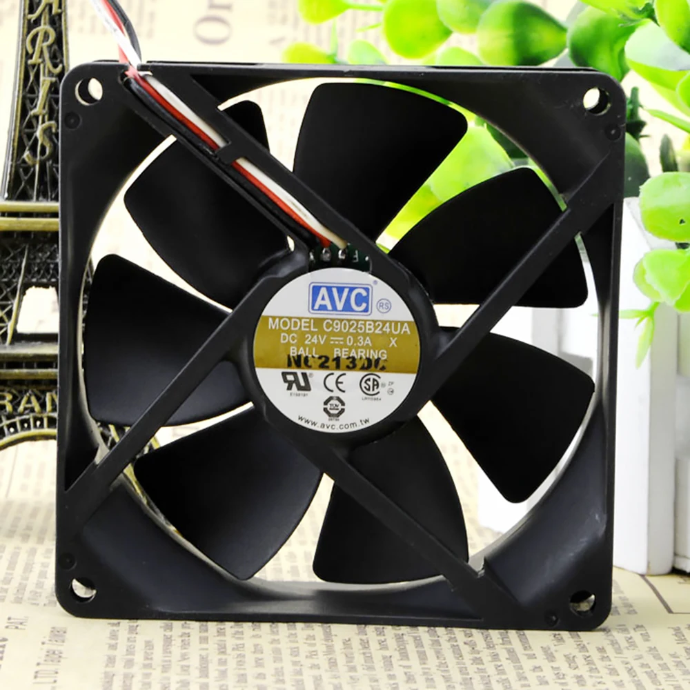 Для AVC C9025B24UA 9025 DC 24V 0.3A 9 см 90x90x25 мм Приводной Вентилятор охлаждения шасси |