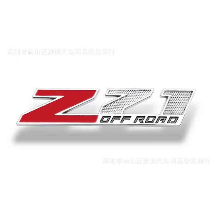 D-843 применение Dodge Chevrolet-Colorado модифицированный Z71 4X4 металлический логотип для автомобиля Tag боковой ярлык наклейки на бампер